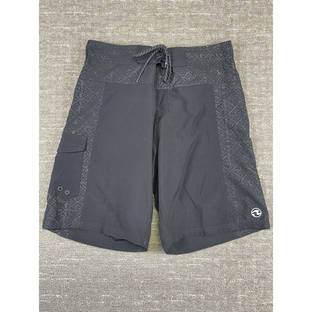 Ocean Current Mens Black Swim Trunks Size L Large Lined With Pocket Shorts